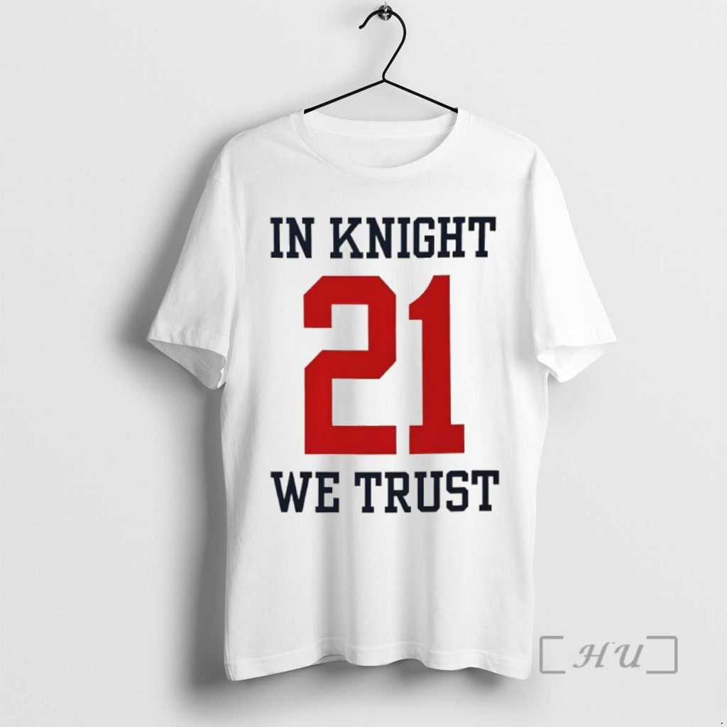 Officials Hilary Knight 21 In Knight We Trust Usa Hockey Gold Medal Premium T Shirts