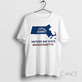 Officials Historic Bay State Massachusetts Map