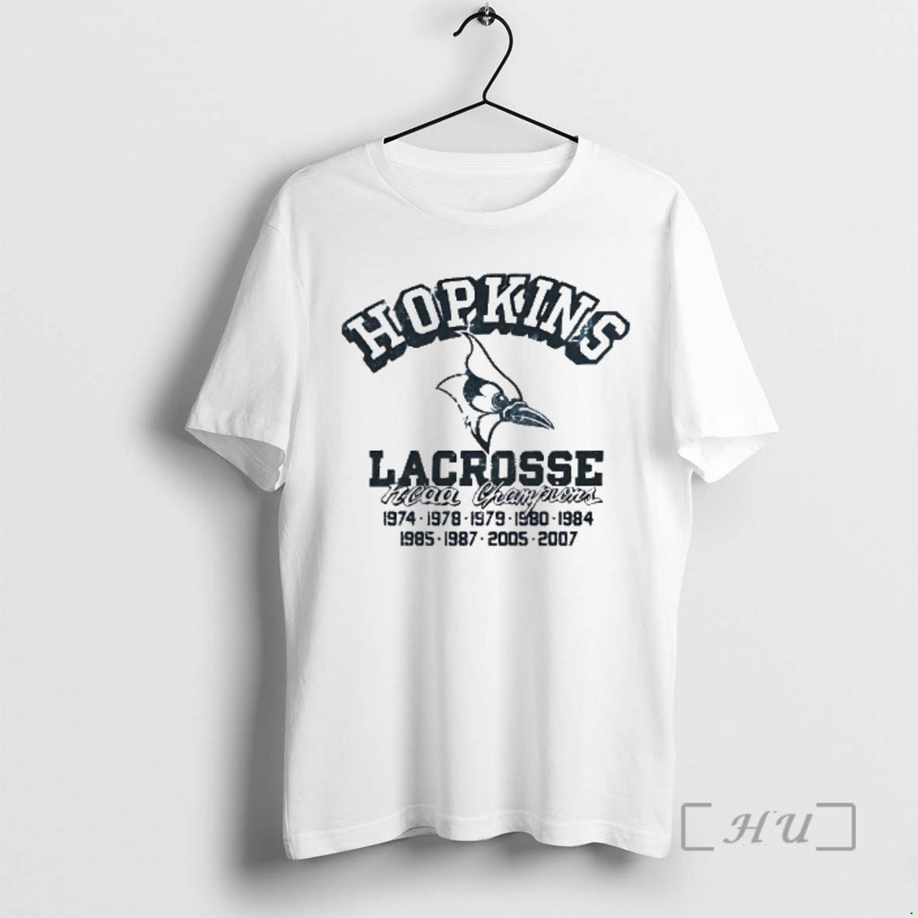 Officials Hopkins Lacrosse Ncaa Champions Blue Jays Bird Logo