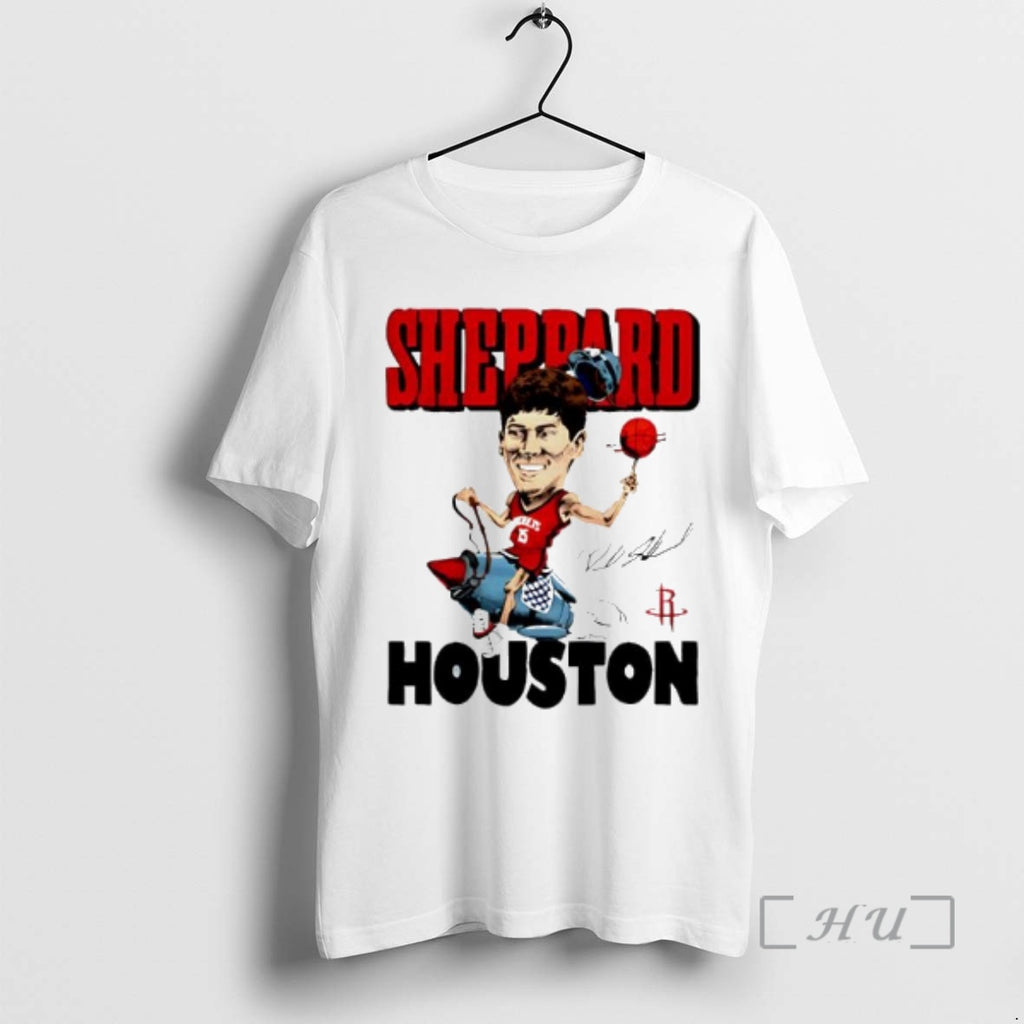 Officials Houston Rockets Sheppard Cartoon Character Rocket