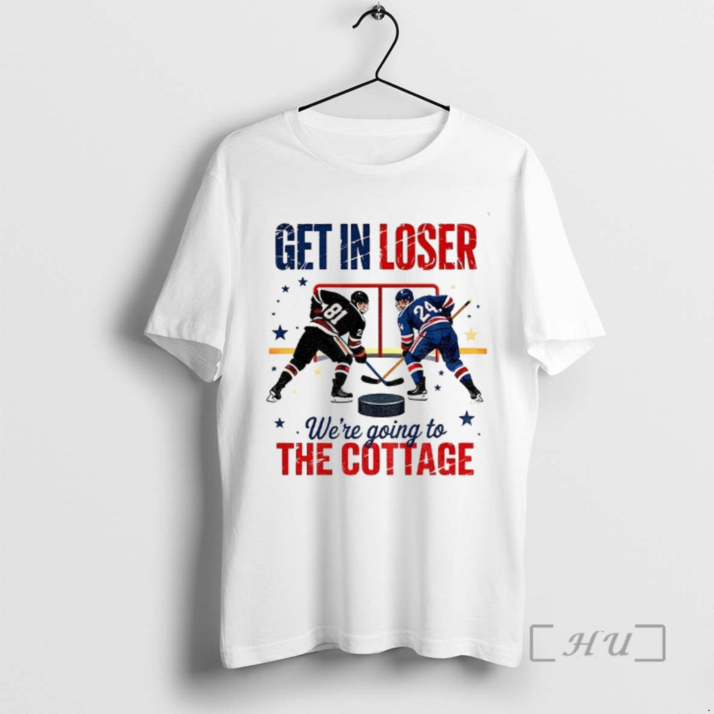 Officials Hudson Williams Connor Storrie Hockey Get In Loser Were Going To The Cottage Premium