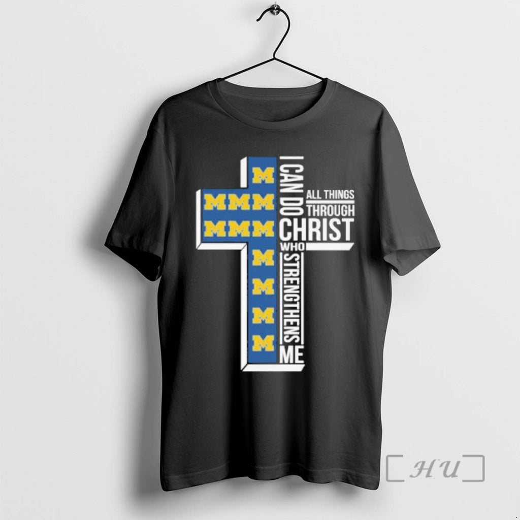 Officials I Can Do All Things Faith And Sports Michigan Wolverines College Basketball Premium