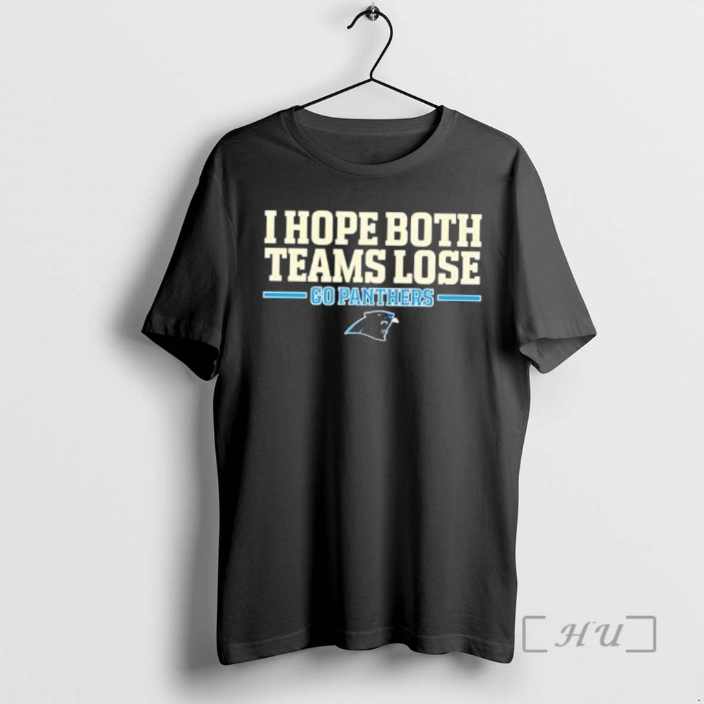 Officials I Hope Both Teams Lose Go Panthers Football Logo