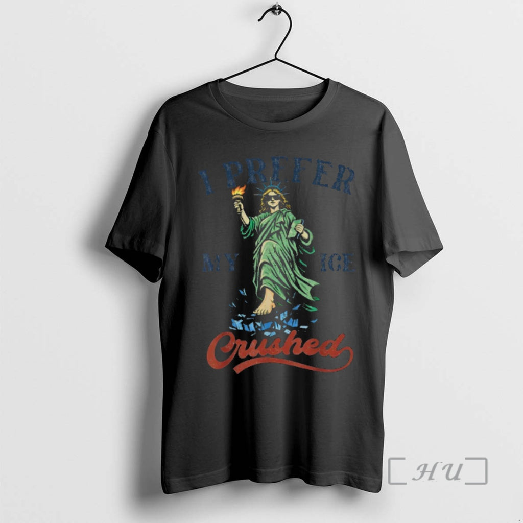 Officials I Like My Ice Crushed Resist Ice Chinga La Migra Retro Premium T Shirts