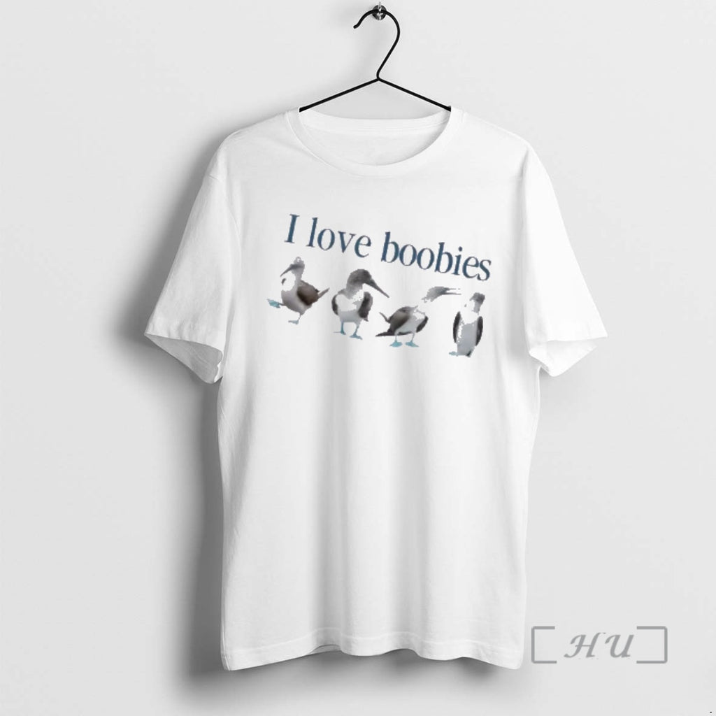 Officials I Love Boobies Birds Graphic