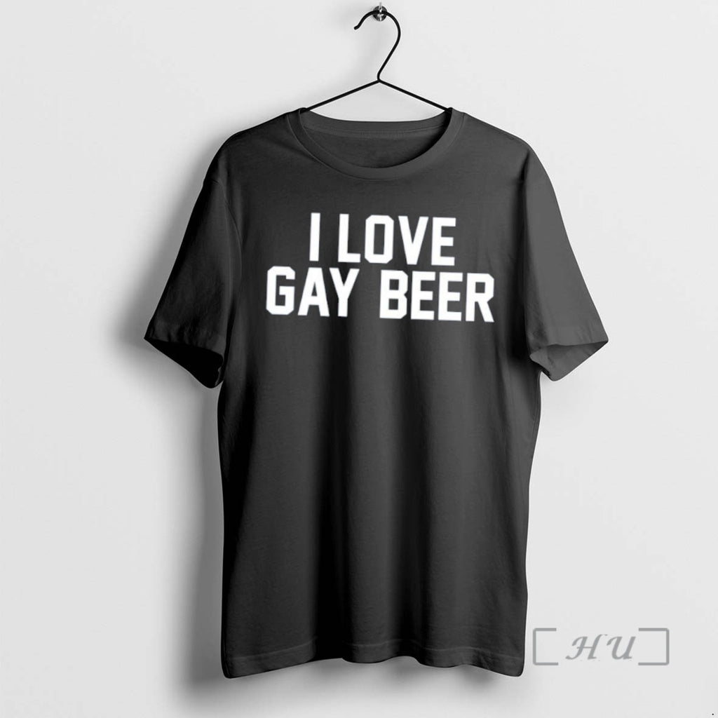 Officials I Love Gay Beer Text