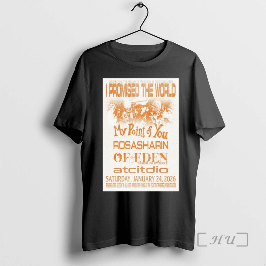 Officials I Promised The World Denton Tx January 24 2026 Concert Premium T Shirts Sweater