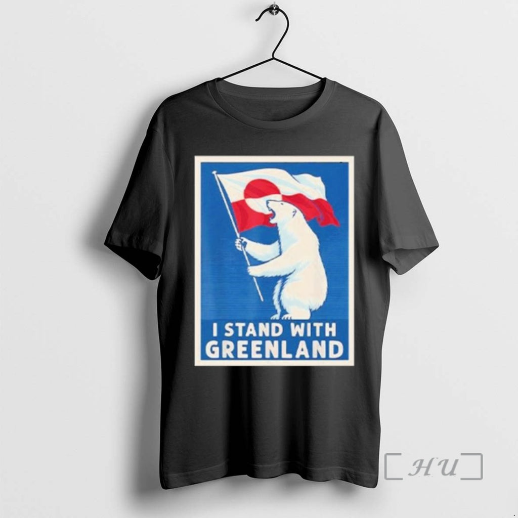 Officials I Stand With Greenland Flag Bear
