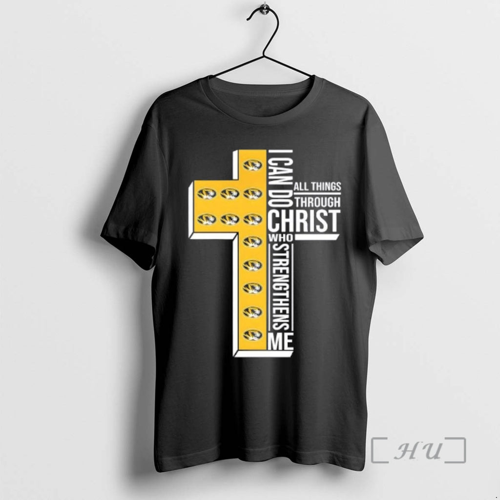 Officials I Can Do All Things Through Christ Who Strengthens Me Missouri Tigers Basketball Cross