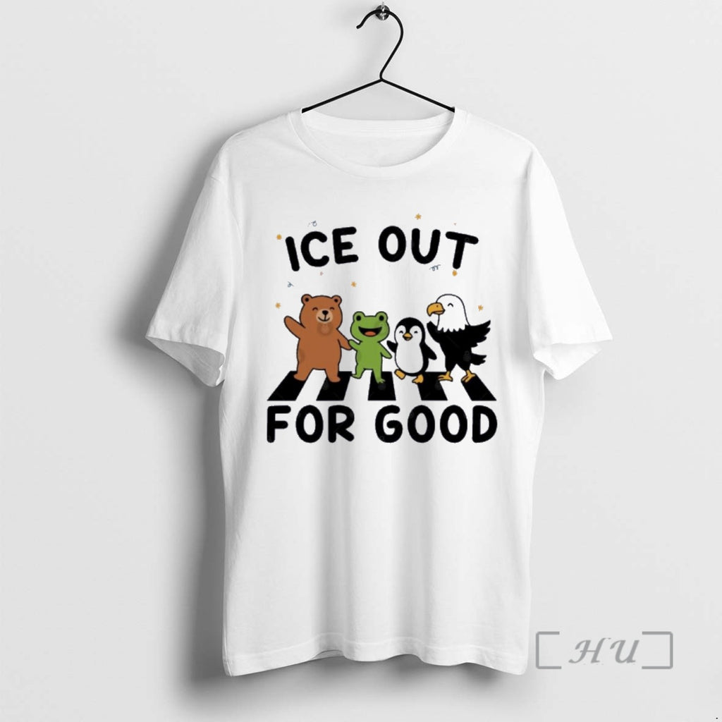 Officials Ice Out For Good Resist Animals Frog Bear Penguin Eagle Premium T Shirts Sweater