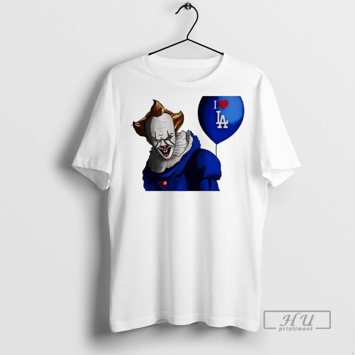 Officials It Pennywise I Love Los Angeles Dodgers T Shirts s Unisex , , , Long Sleeve Tee