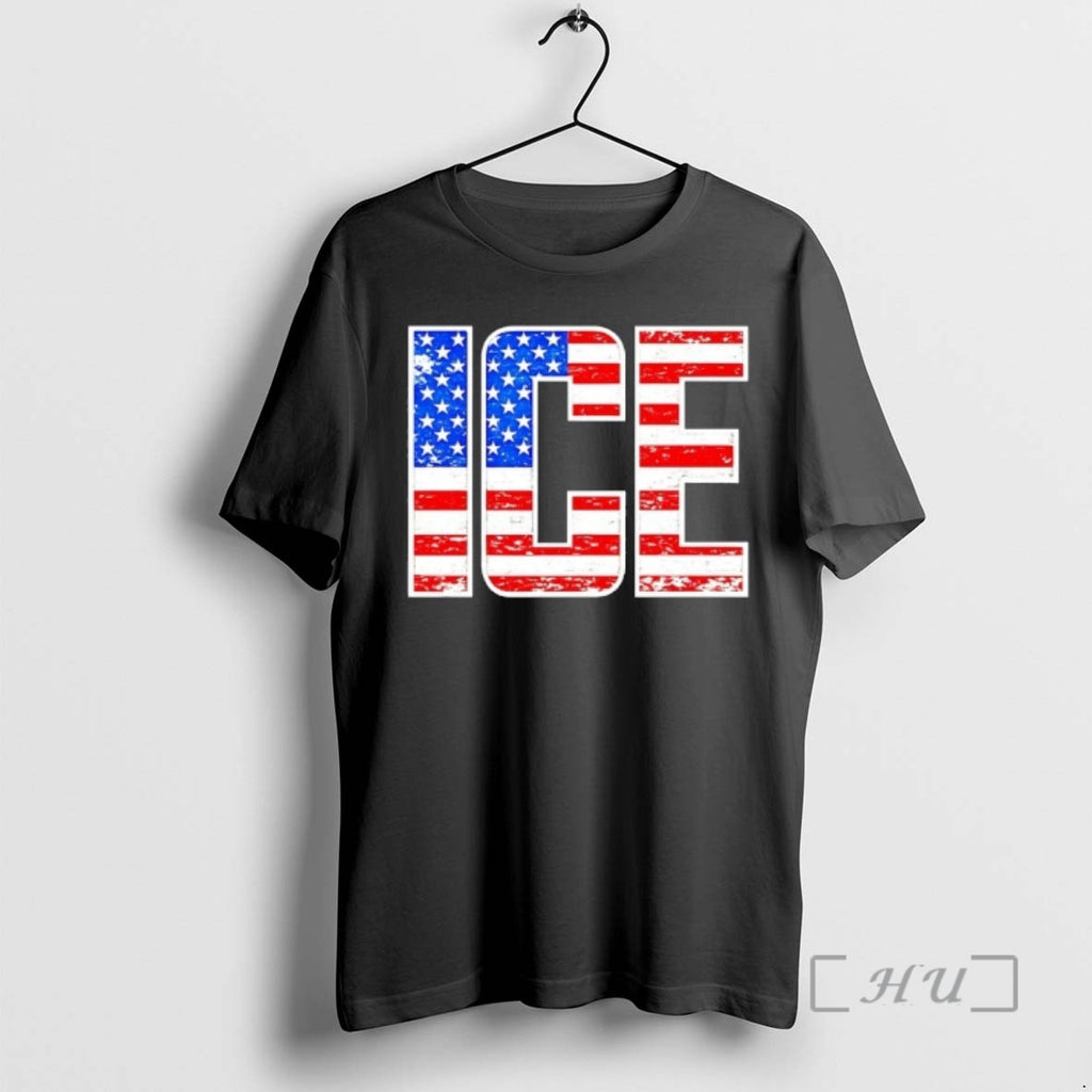 Officials Ice Usa Us Flag Vintage