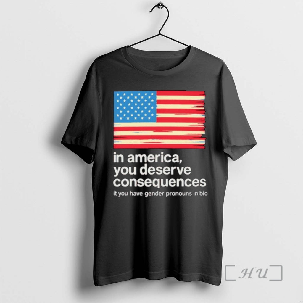 Officials In America You Deserve Consequences It You Have Gender Pronouns In Bio Ornaments Premium