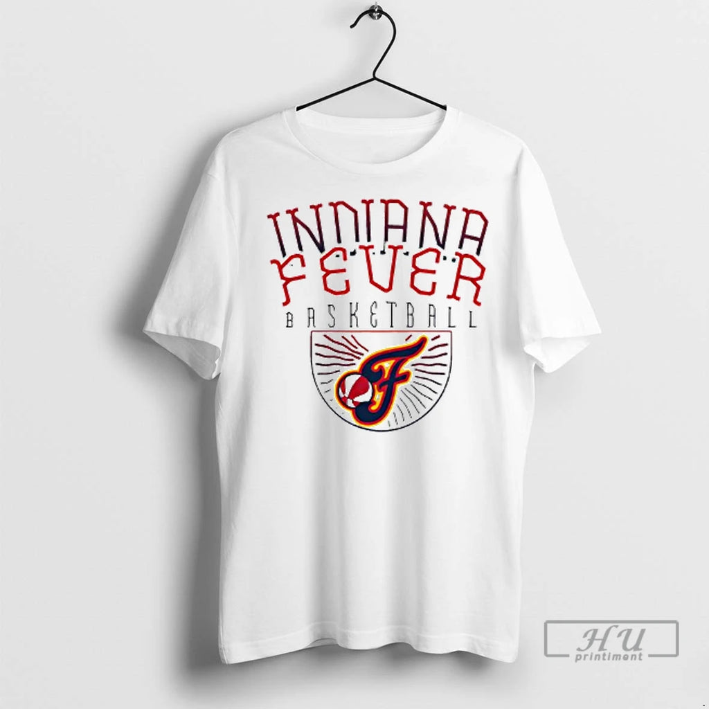 Officials Indiana Fever Stadium Essentials Sand Rays Up Urban Relaxed Fit Ladies T Shirt