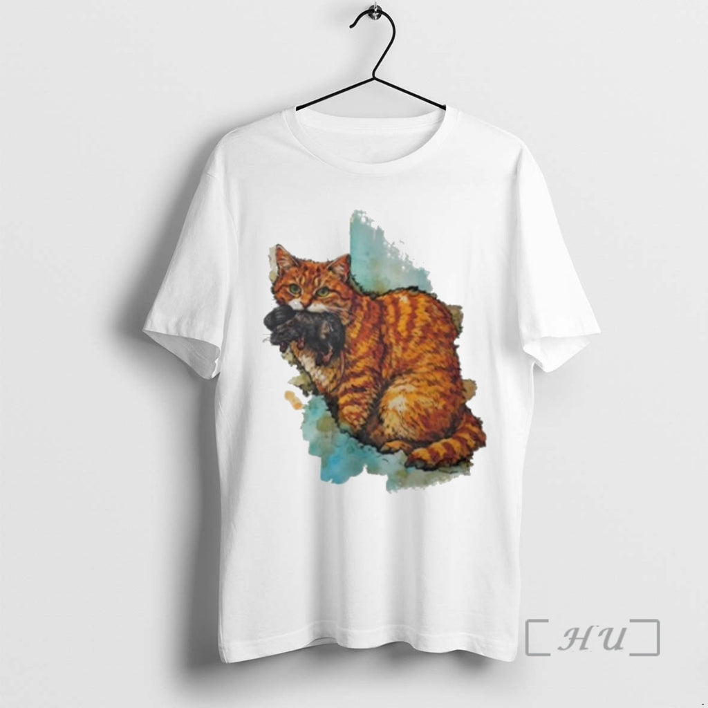 Officials Iran Map Orange Tabby Cat 1