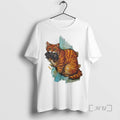 Officials Iran Map Orange Tabby Cat 1