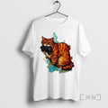 Officials Iran Map Orange Tabby Cat
