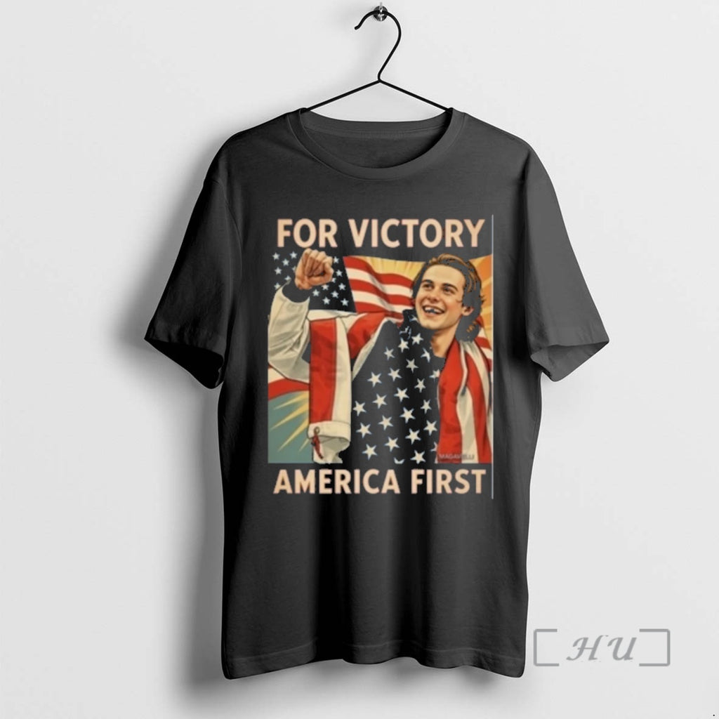 Officials Jack Hughes Missing Teeth For Victory America First