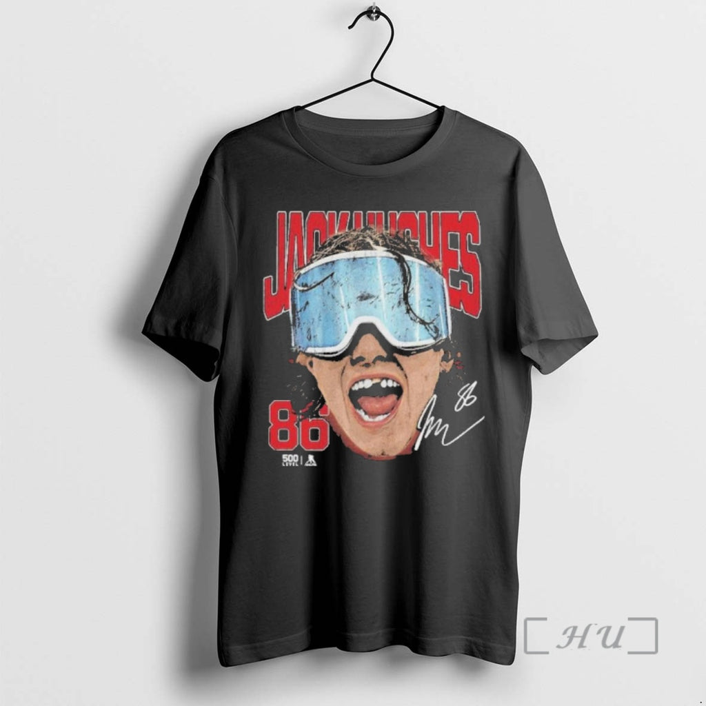 Officials Jack Hughes New Jersey Goggles
