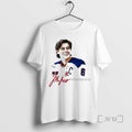 Officials Jack Hughes Team Usa Captain 2026 Golden Goal Signature Hockey Premium T Shirts Sweater