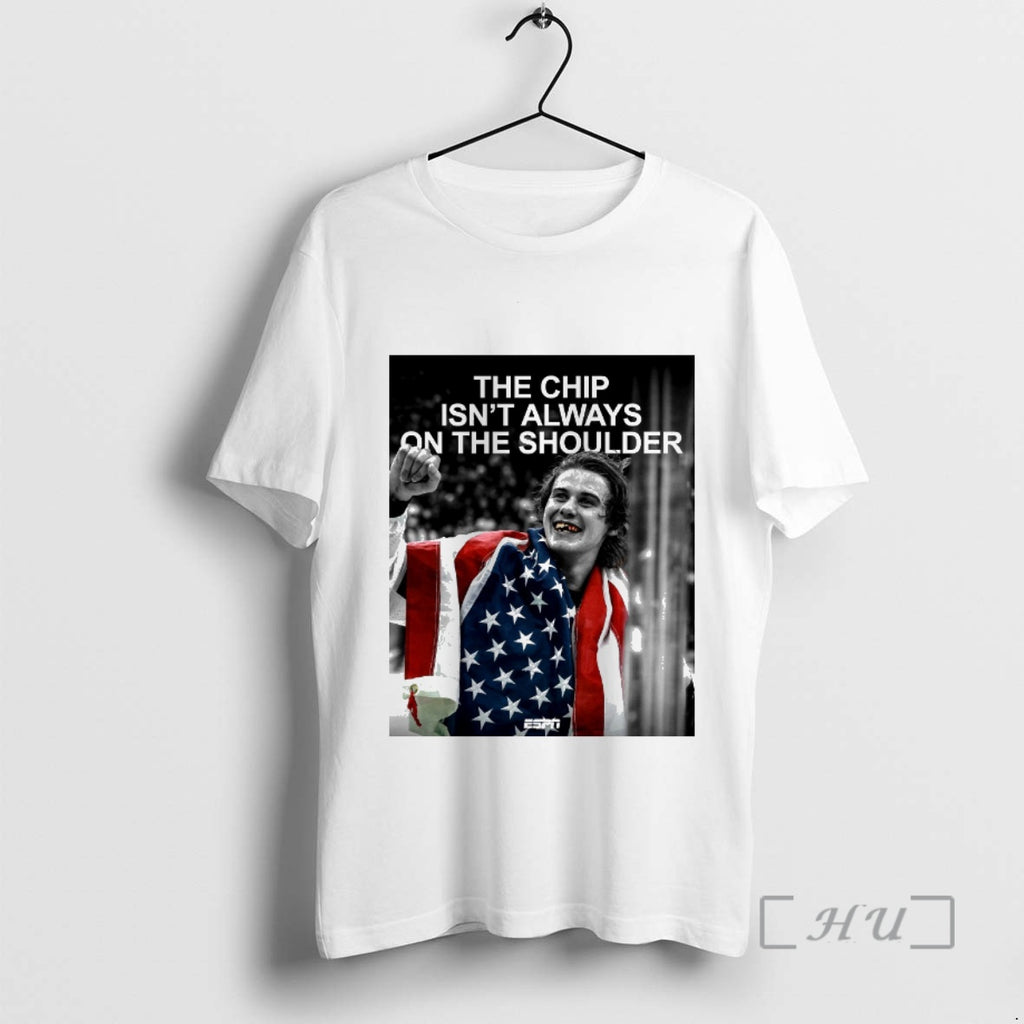 Officials Jack Hughes The Chip Isnt Always On The Shoulder Team Usa Premium T Shirts