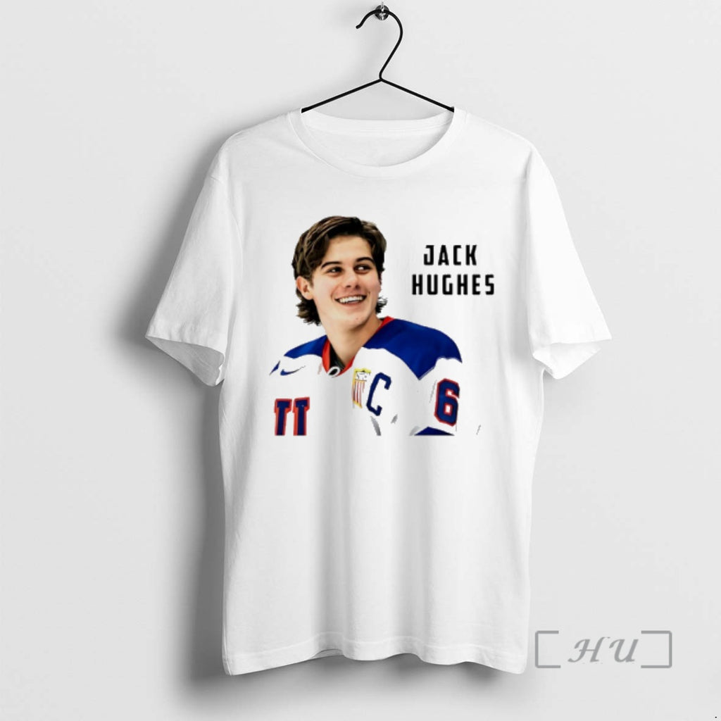 Officials Jack Hughes Usa Gold Hockey 2026 Graphic