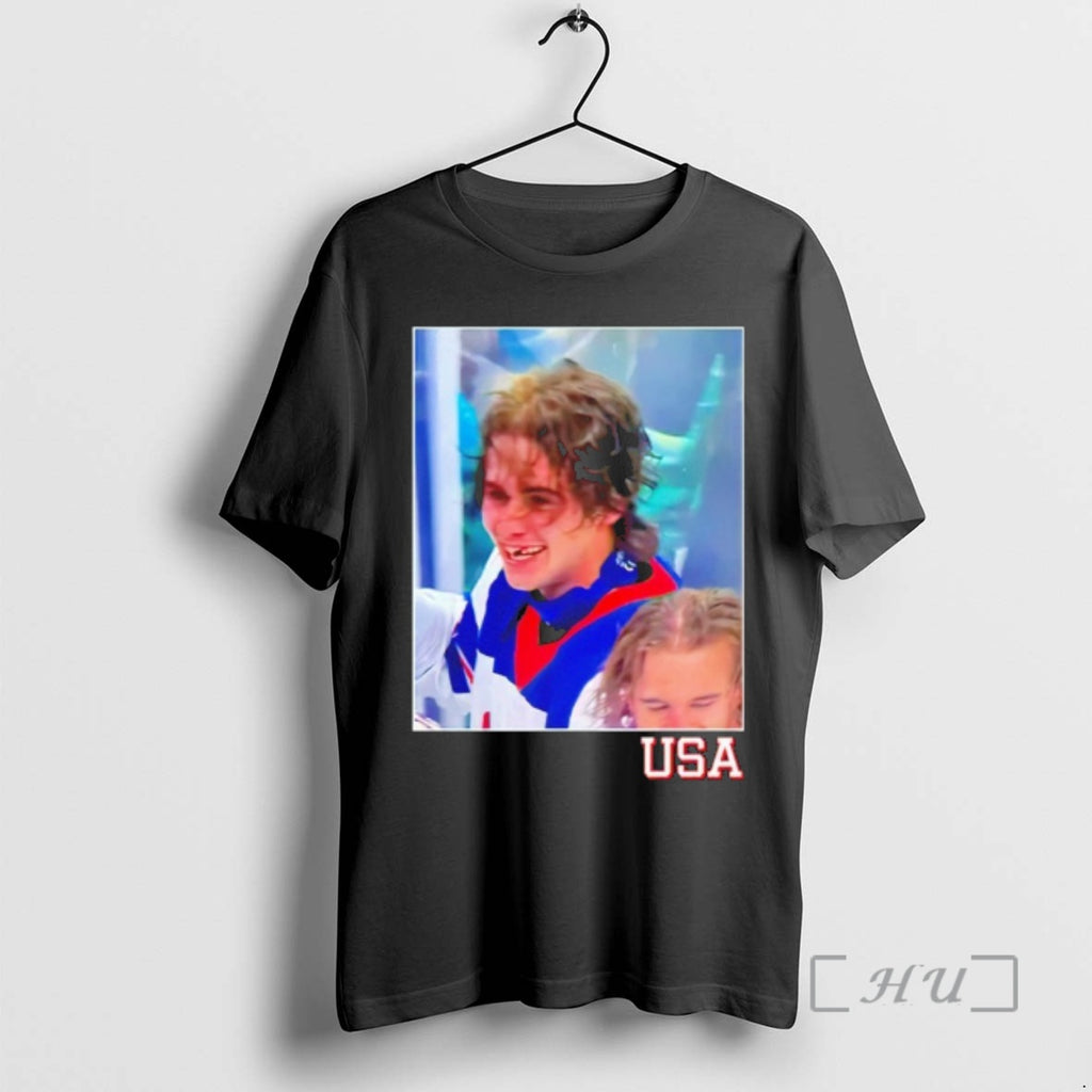 Officials Jack Hughes Usa Team Hockey Photo