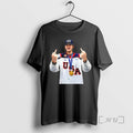 Officials Jack Hughes Usa Team Middle Finger