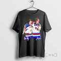 Officials Jack Hughes And Quinn Hughes Brotherhood Hockey Team Usa Signature Premium T Shirts Sweater