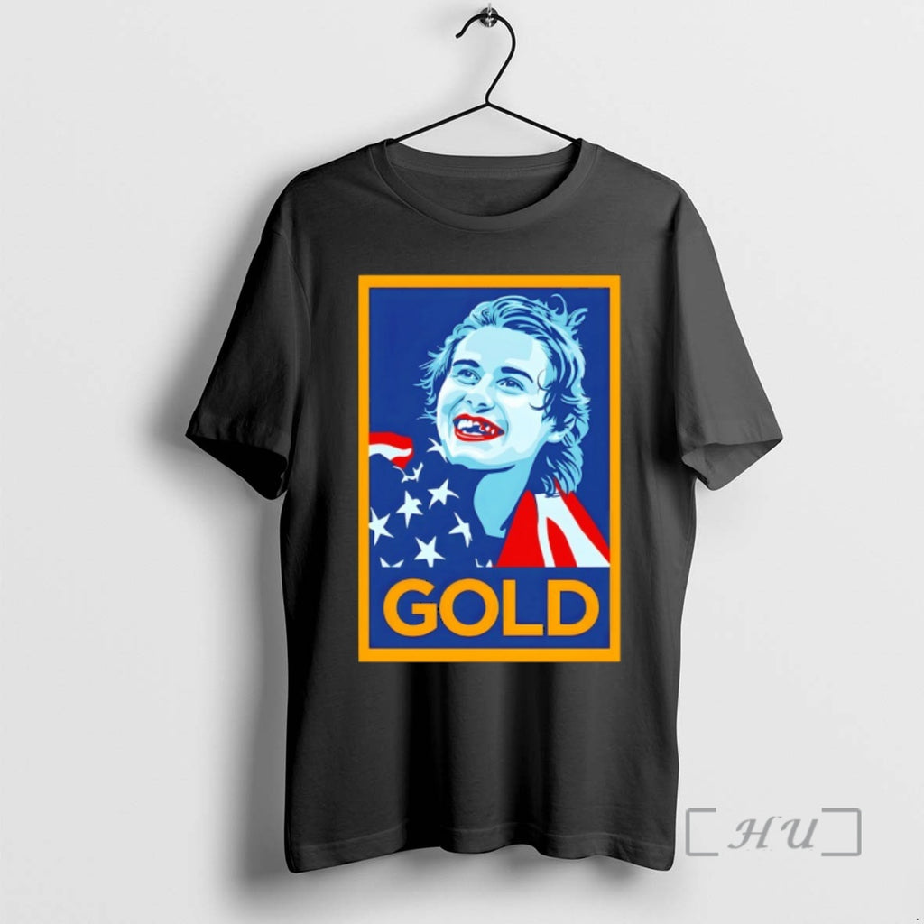 Officials Jack Hughes Golden Goal Teeth Usa Hockey Olympic 2026 Gold Hope Premium T Shirts