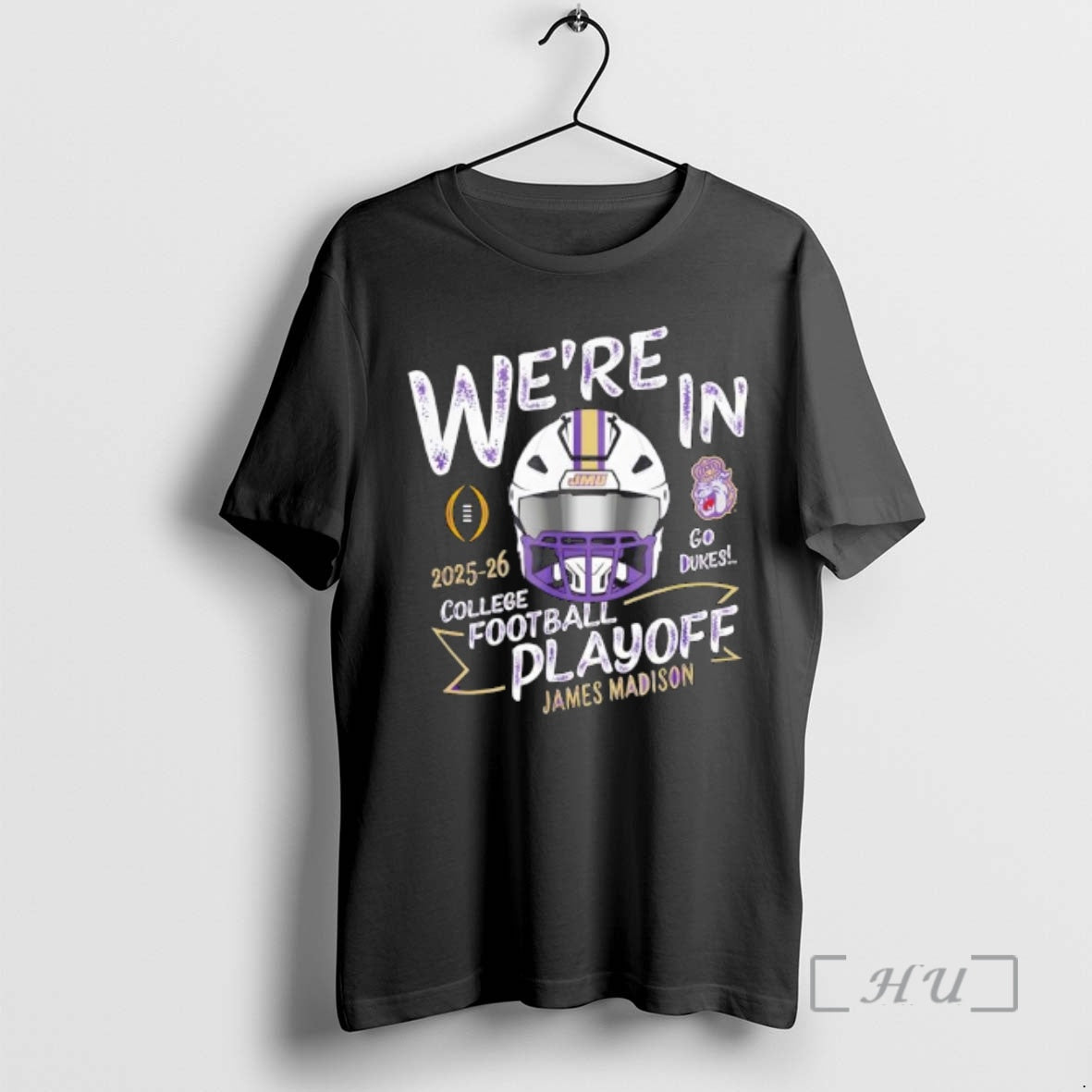 Officials James Madison Dukes Cfp College Football Playoff 2025 26 Logo T-Shirts