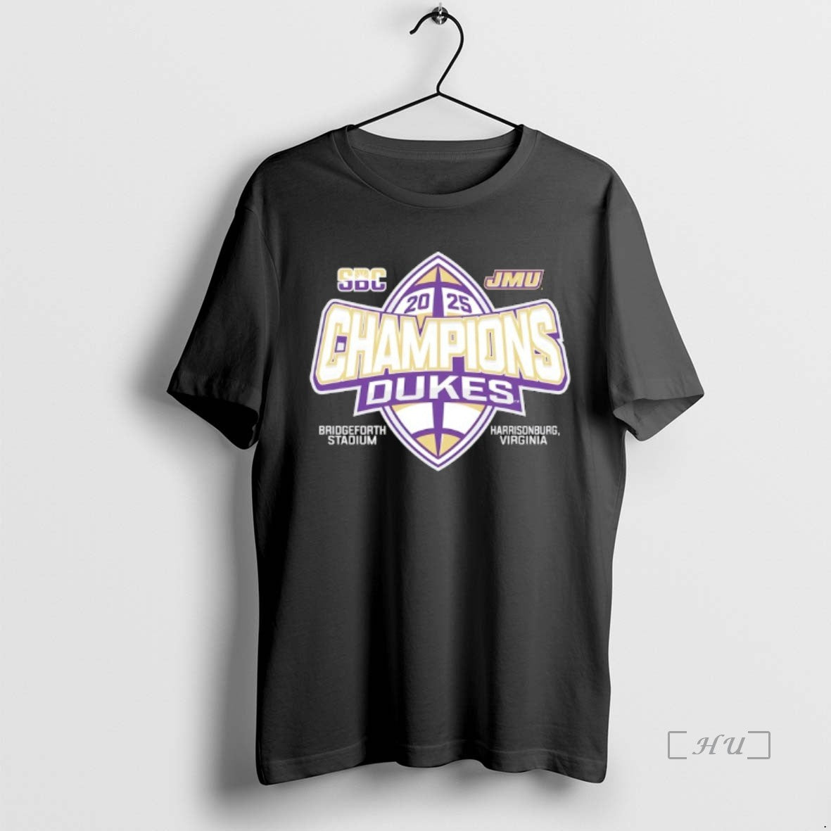 Officials James Madison University Dukes Football Champions 2025 T-Shirts