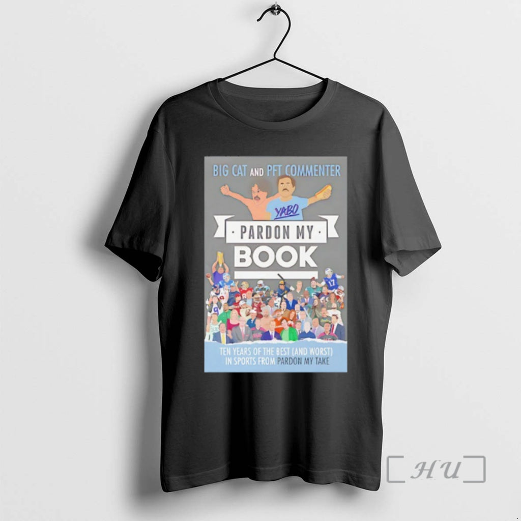 Officials Jared Goff Big Cat And Pft Commenter Pardon My Book Premium T Shirts Sweater