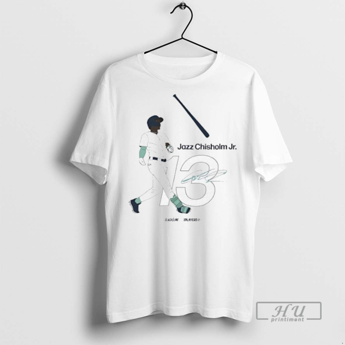 Officials Jazz Chisholm Jr Jersey Number 13 Graphic T Shirt s Unisex , , , Long Sleeve Tee