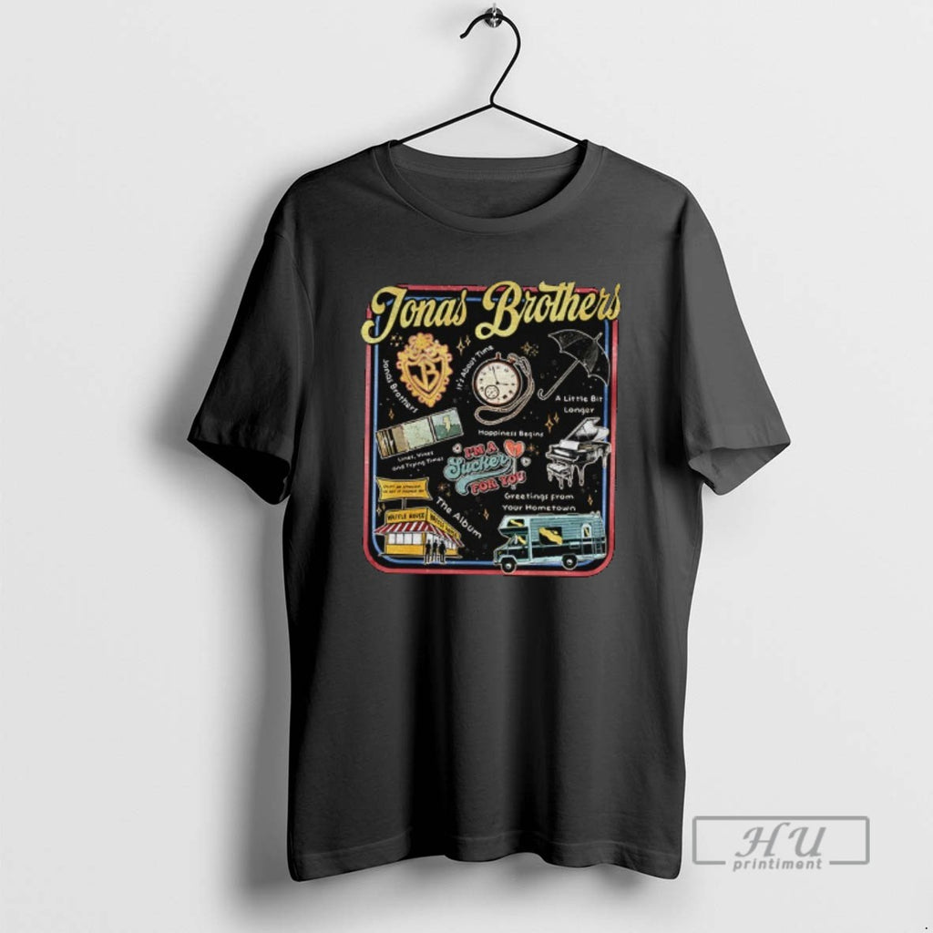Officials Jonas Brothers Greetings From Your Hometown Tour Jb Albums T Shirt