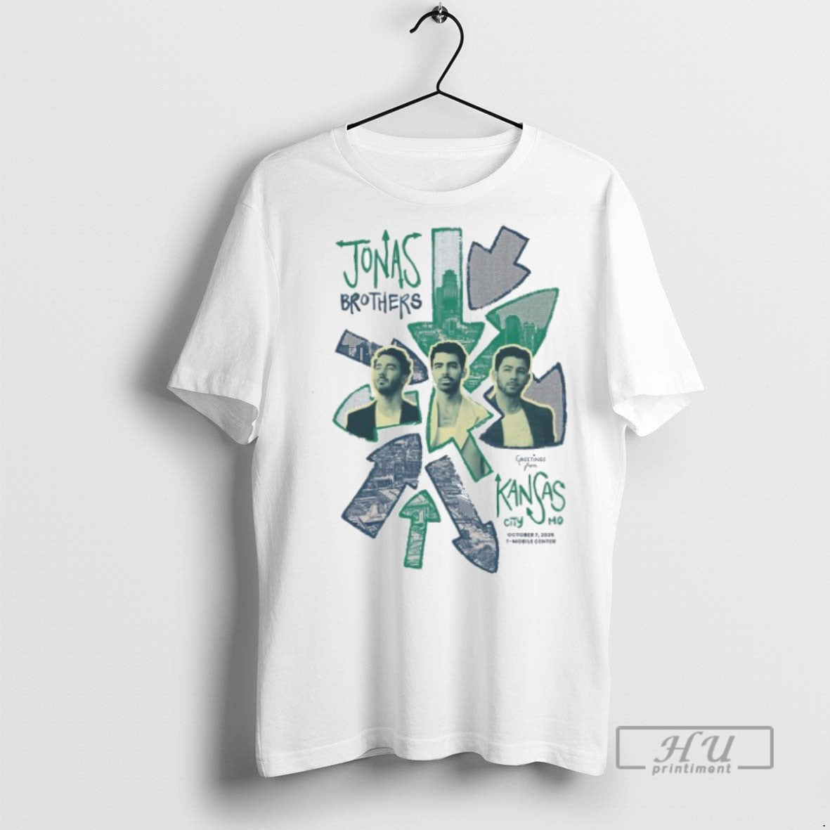 Officials Jonas Brothers Greetings From Kansas City Mo 2025 T Shirt s Unisex , , , Long Sleeve Tee