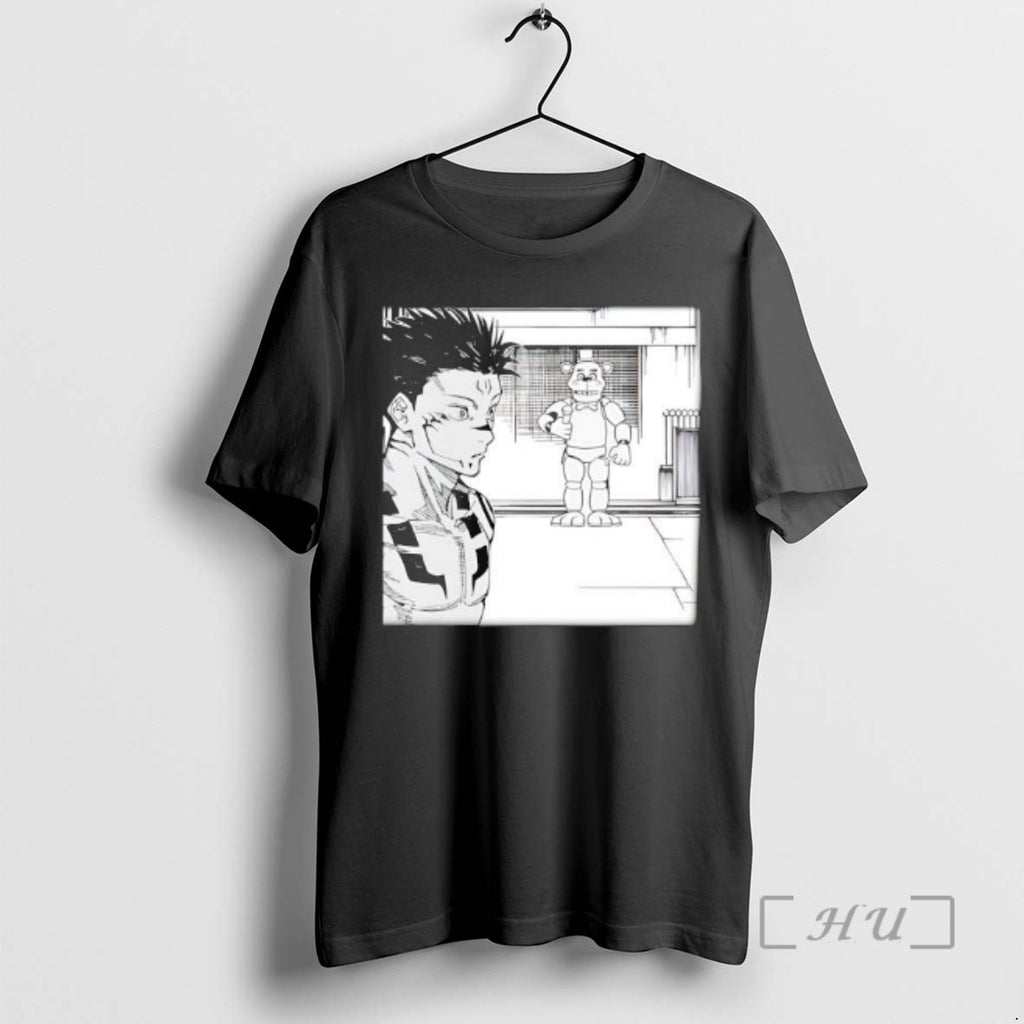Officials Jujutsu Kaisen And Five Nights At Freddys Anime Graphic