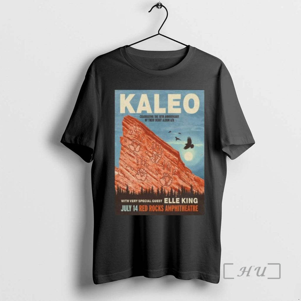 Officials Kaleo And Elle King July 14 2026 In Morrison Co Tour Premium T Shirts