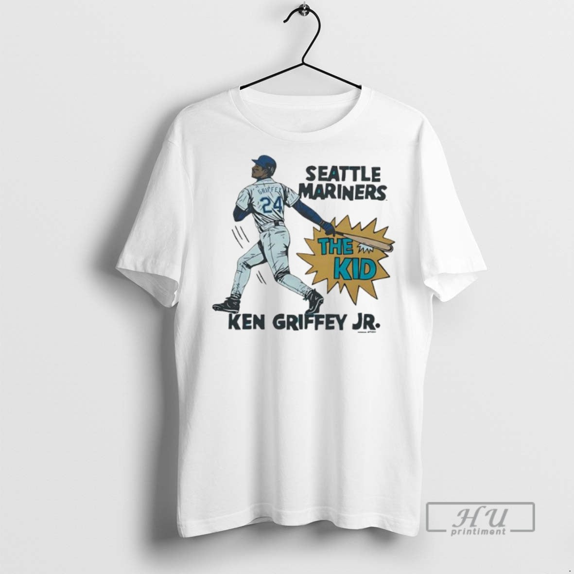 Officials Ken Griffey Jr Seattle Mariners The Kid Home Graphic T Shirt s Unisex , , , Long Sleeve Tee