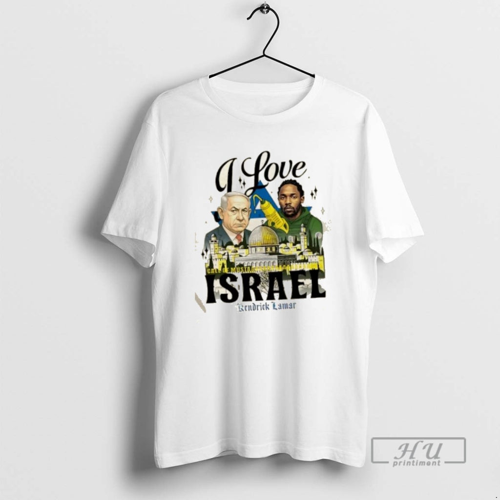 Officials Kendrick Lamar I Love Israel T Shirt