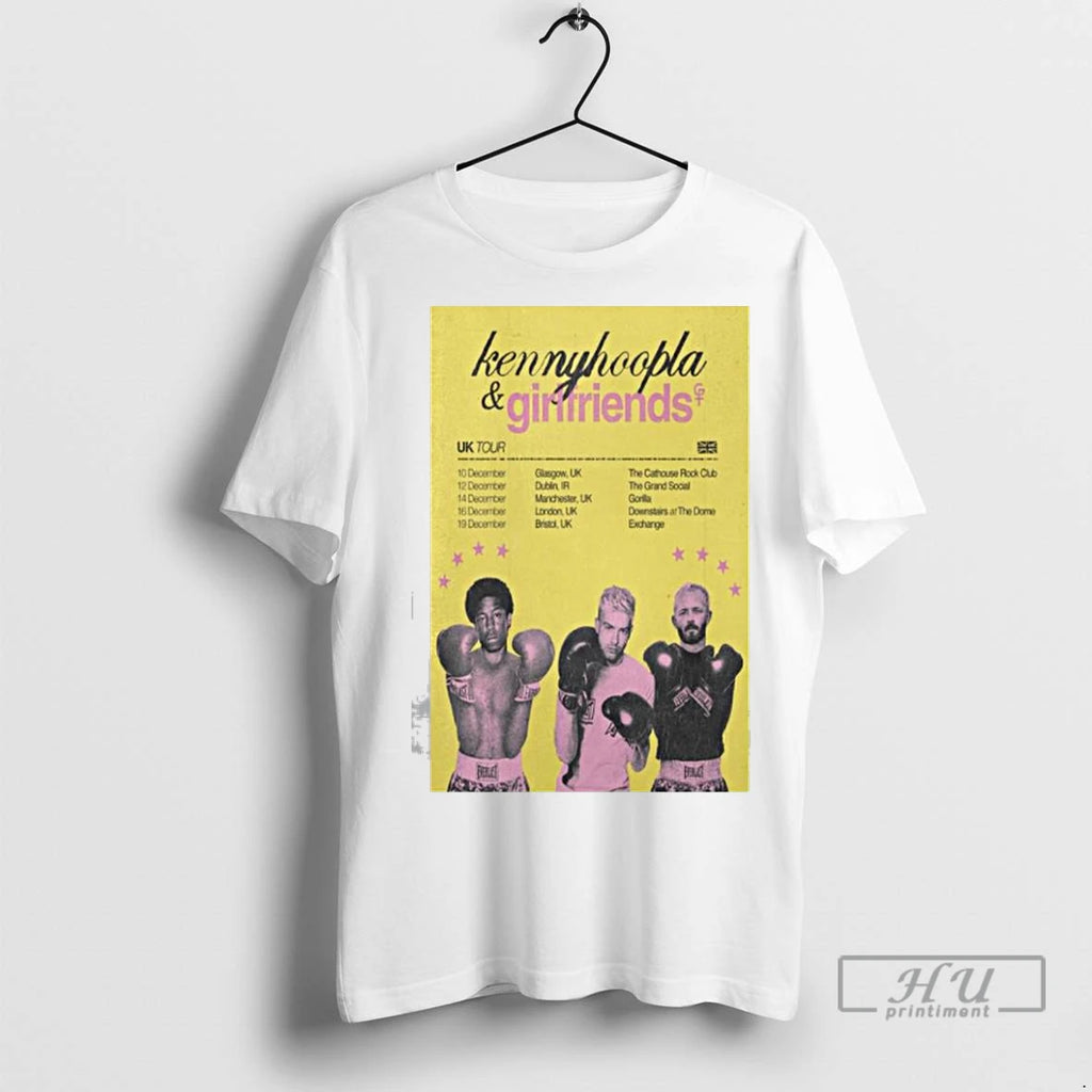 Officials Kennyhoopla Girlfriends Eu Uk Tour December 2025 Ladies T Shirt