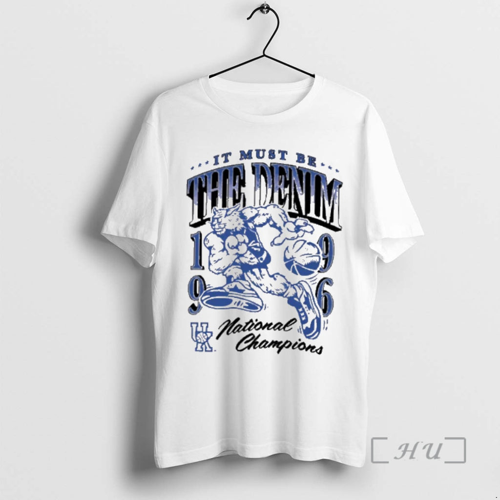 Officials Kentucky Wildcats It Must Be The Denim 1996 National Champions Premium T Shirts Sweater