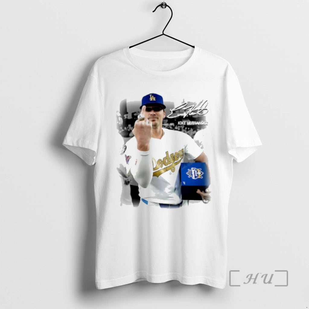 Officials Kike Hernandez Former Dodgers Signature Graphic