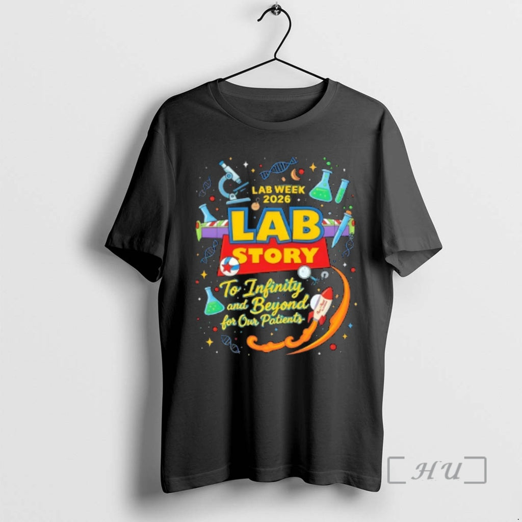 Officials Lab Week 2026 To Infinity And Beyond For Our Patients Premium T Shirts Sweater