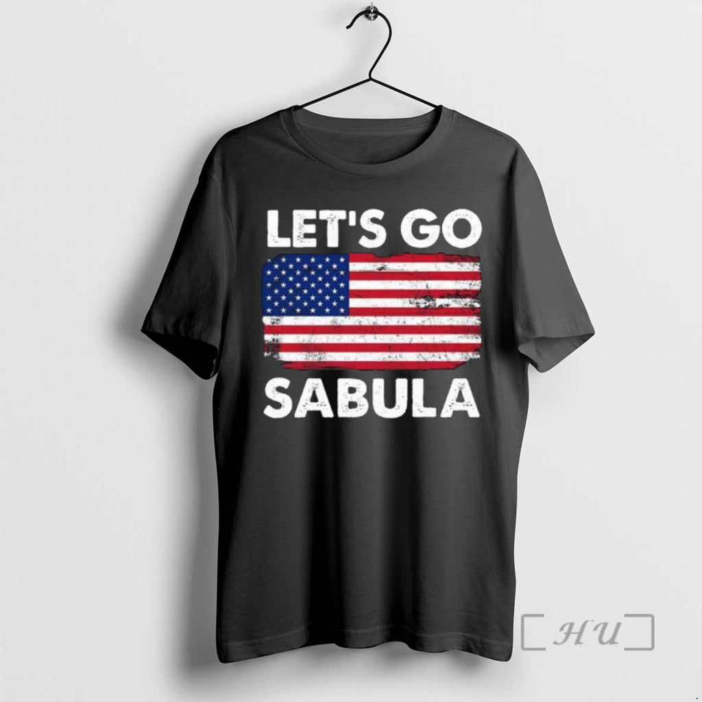 Officials Lets Go Sabula American Flag Retro