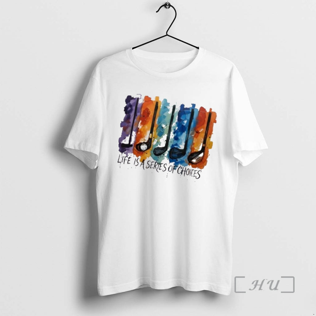 Officials Life Is A Series Of Choices Golf Abstract Art