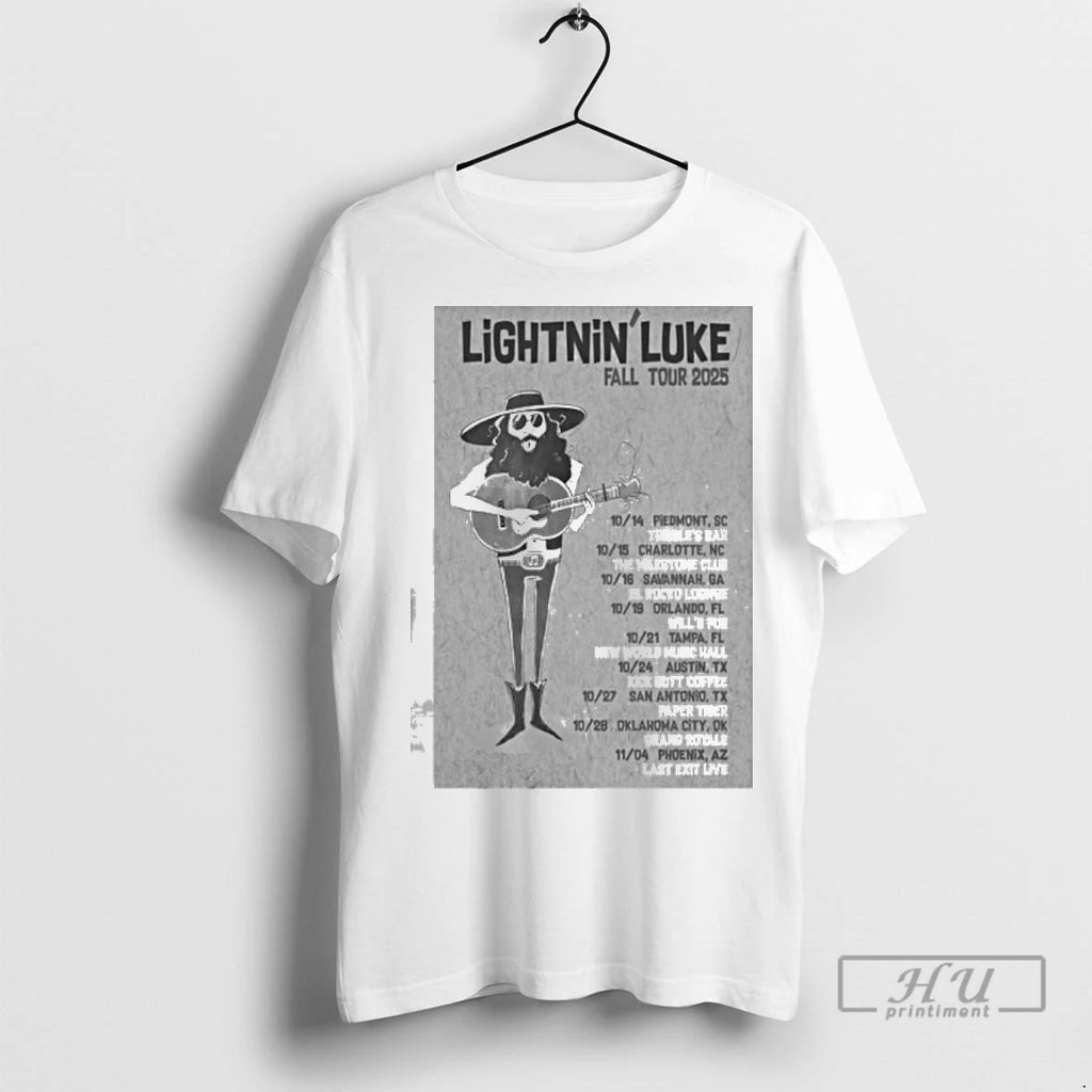 Officials Lightnin Luke Fall Tour 2025 Ladies T Shirt