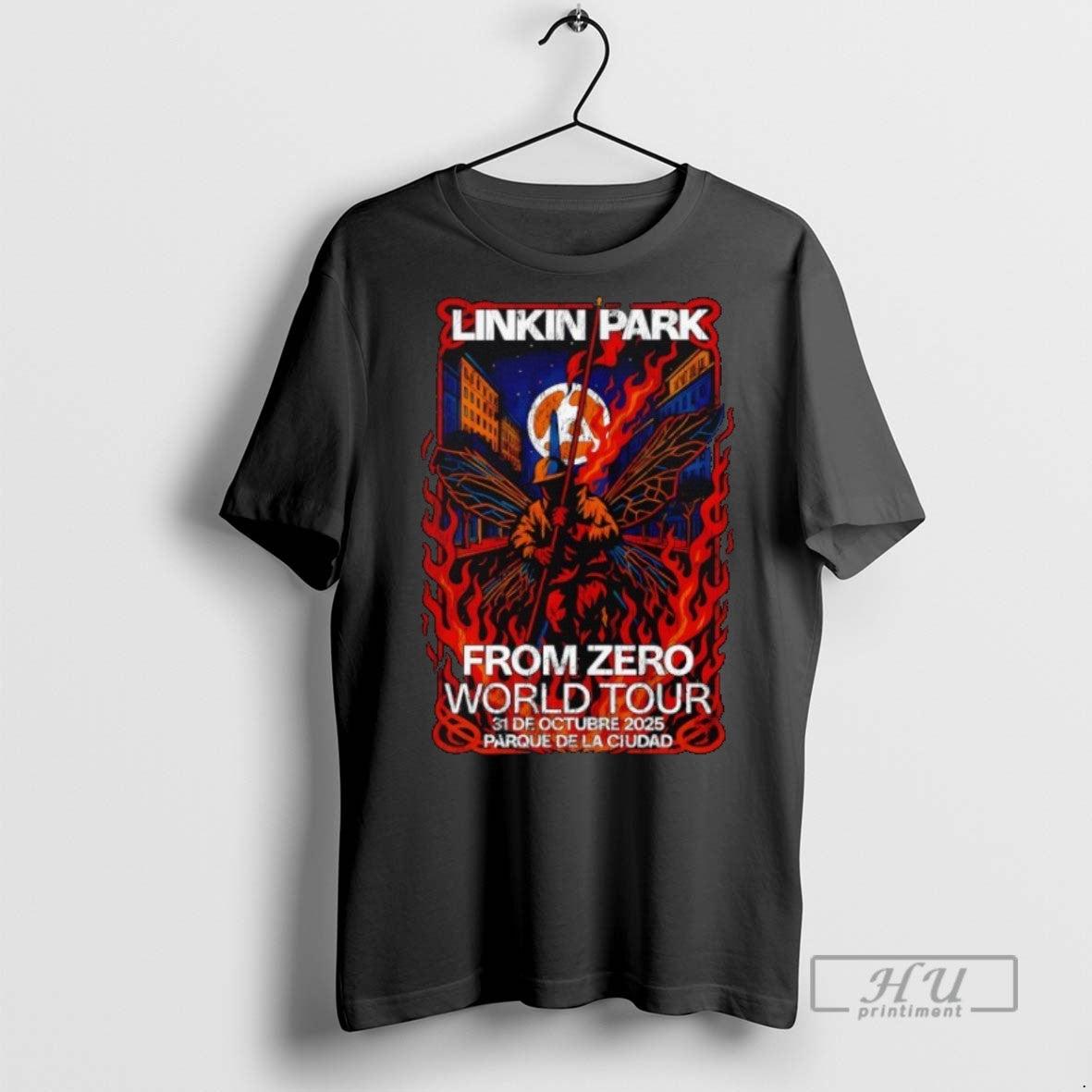 Officials Linkin Park From Zero Oct 31 2025 Parque De La Ciudad Concert Unisex , , , Long Sleeve Tee