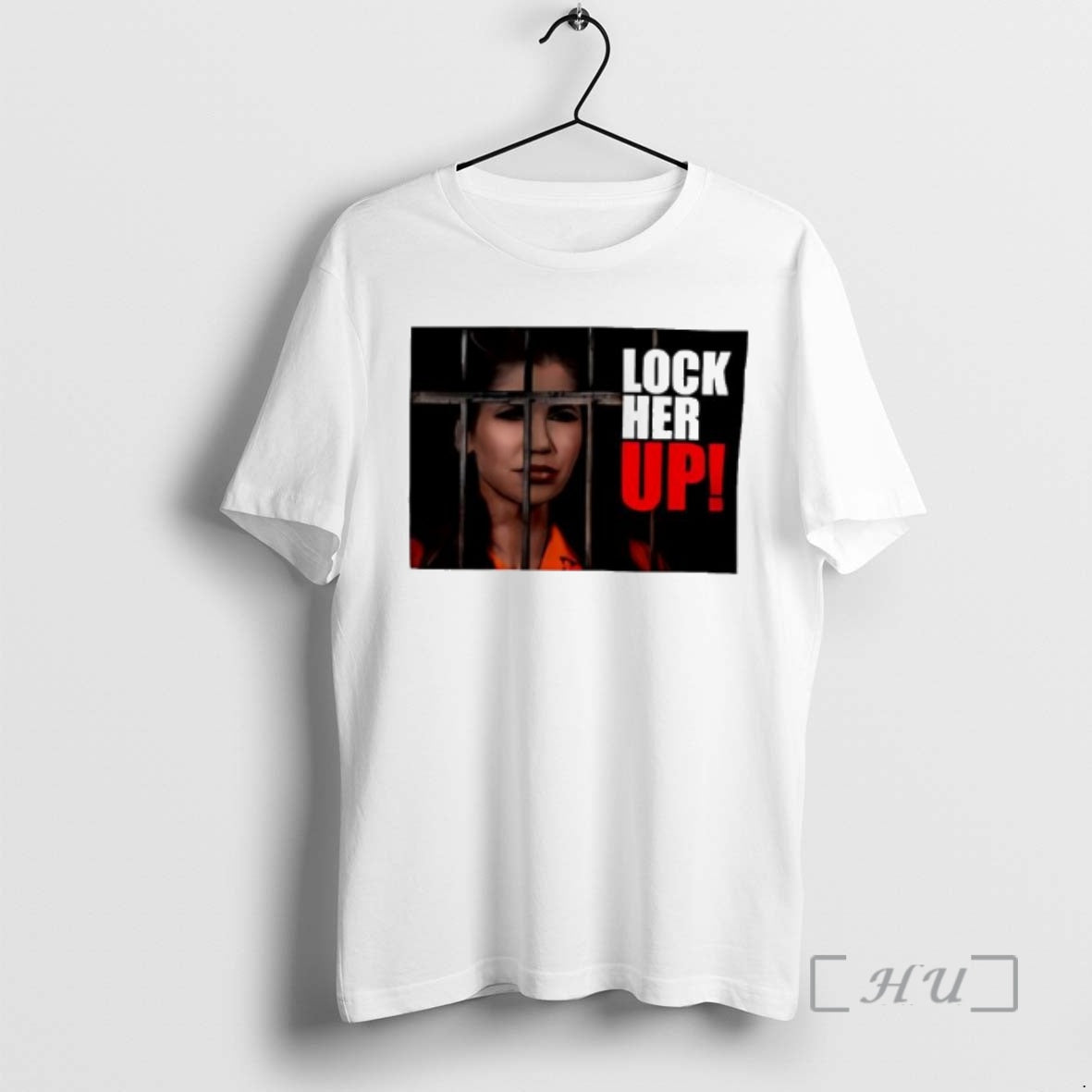 Officials Lock Her Up Kristi Noem Bars Orange Jump Suit