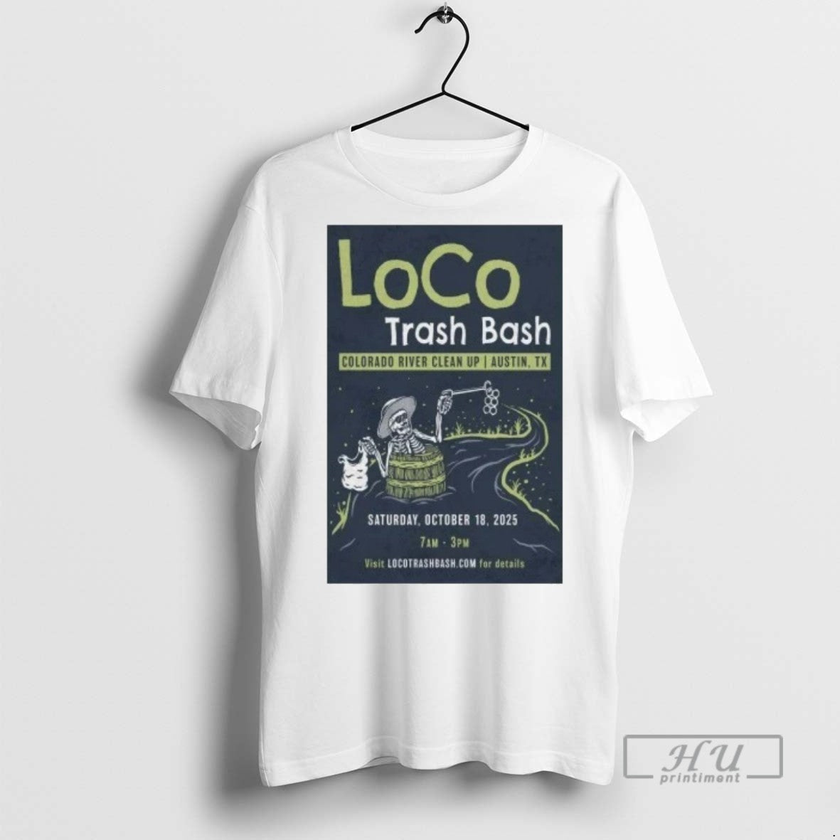 Officials Loco Trash Bash Colorado River Clean Up Austin October 18 2025 T Shirts Unisex , , , Long Sleeve Tee